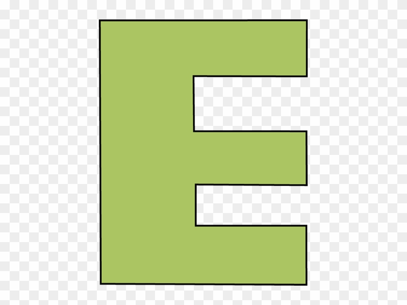 Green Letter E Clip Art - Green Letter E Clipart #170121