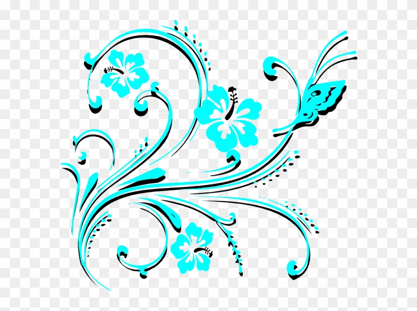 Butterfly Scroll Clip Art At Clkercom Vector - Clip Art #170124