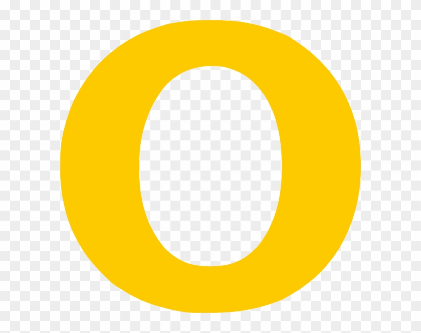 O Single Yellow Letter Clip Art At Clker - Large Yellow Letter O #170152