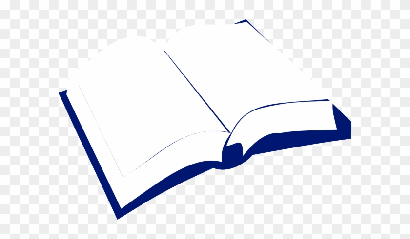 Open Book Cover Clip Art - Books In Blue Colour #170171
