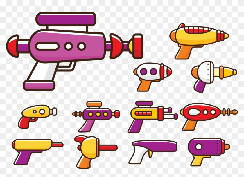 Laser Gun Cartoon - Cartoon Laser Gun #170214