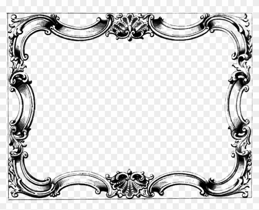 Old Border Cliparts - Victorian Border Frame Png #170295