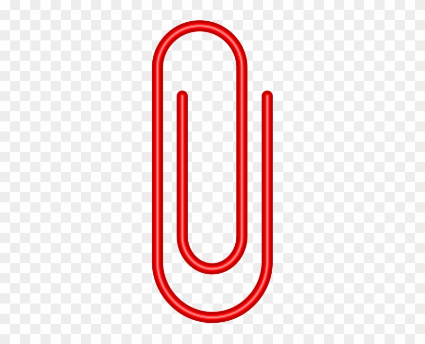 Paperclip2 Red - Paper Clip Red Png #170335