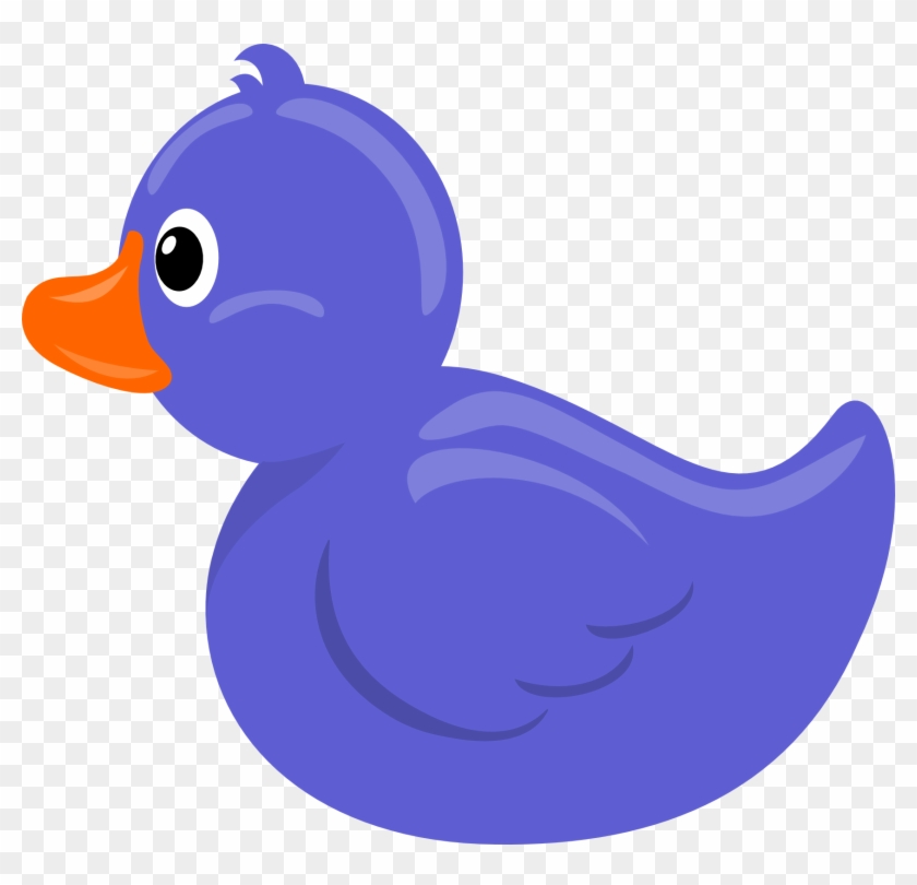 Rubber Duck Clipart - Blue Rubber Duck Clip Art #170393