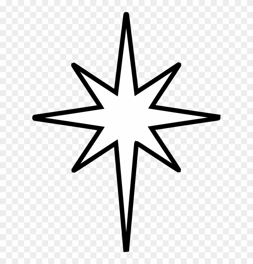 Bethlehem Star Template - Bethlehem Star Clipart #170403