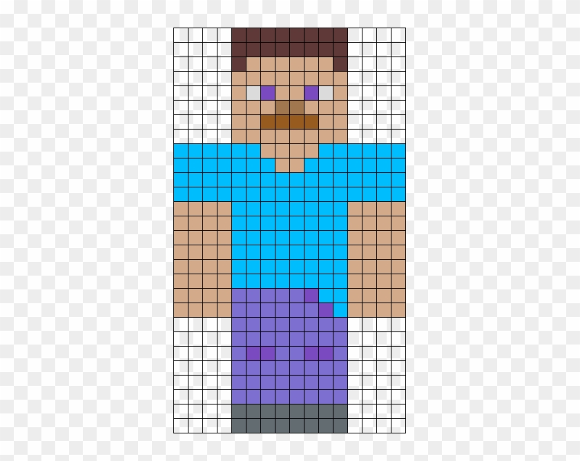 Steve From Minecraft - Perler Bead Steve Minecraft #170423