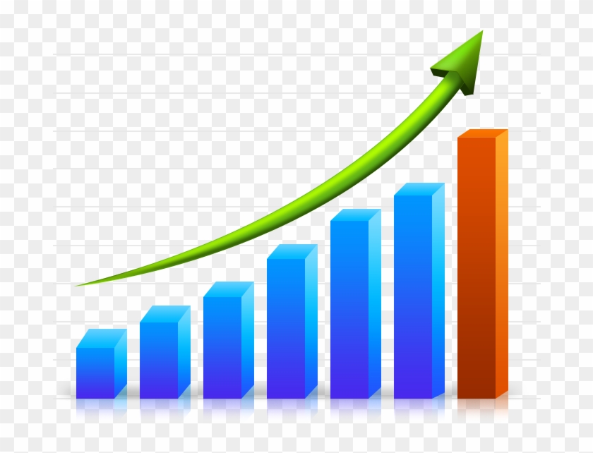 Bar Chart Graph Of A Function Clip Art - Business Growth Chart #170426