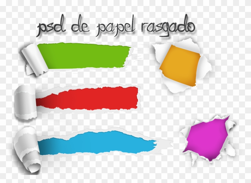 Ripped Paper Psd Download - Psd Torn Paper Effect Png, clipart