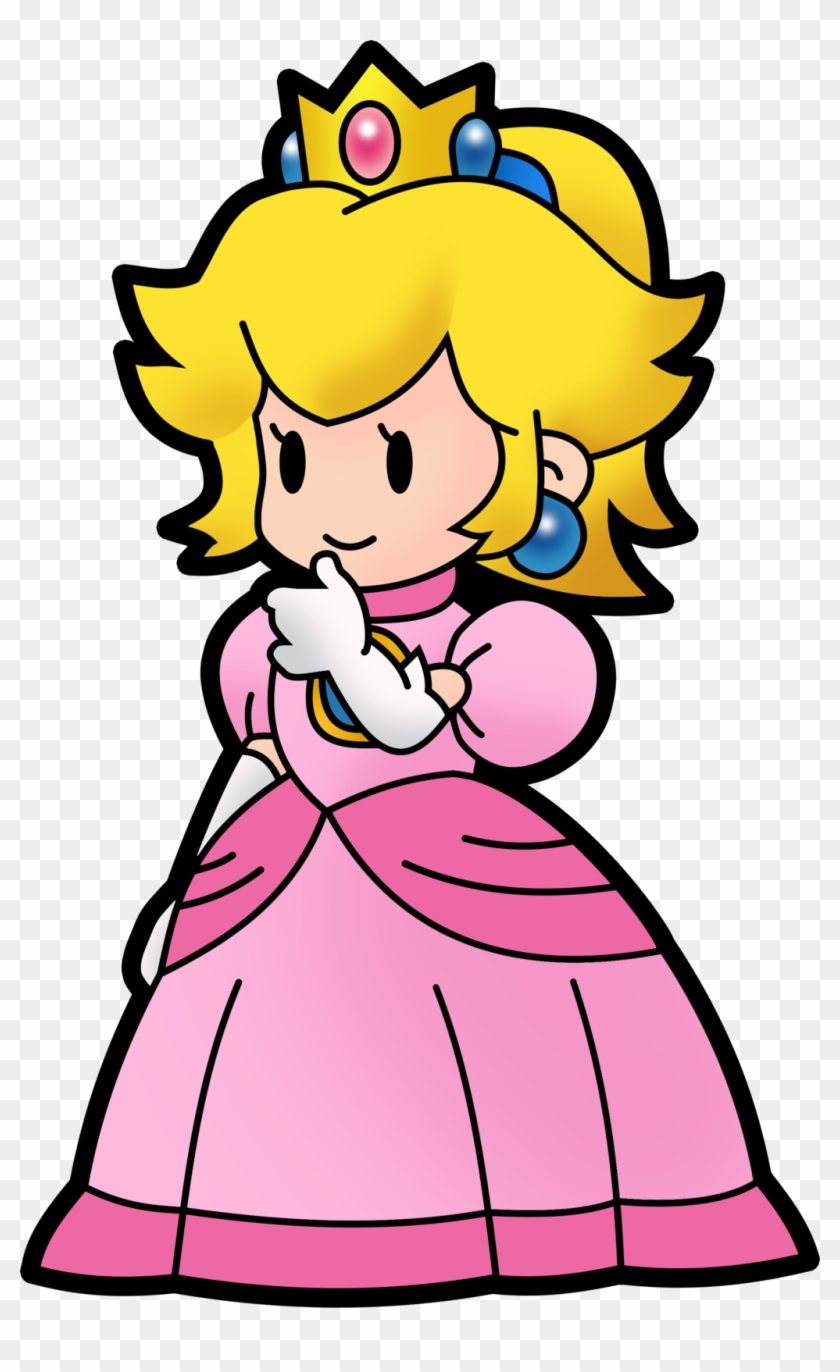 Paper Princess Peach By Fawfulthegreat64 On Deviantart - Princess Peach For Paper Mario #170492