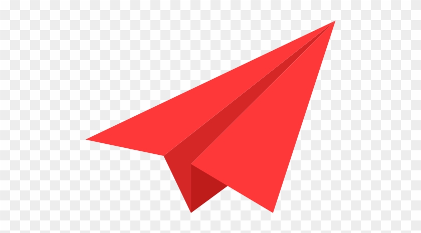Paper Airplane Outline - Paper Plane Icon Flat #170503