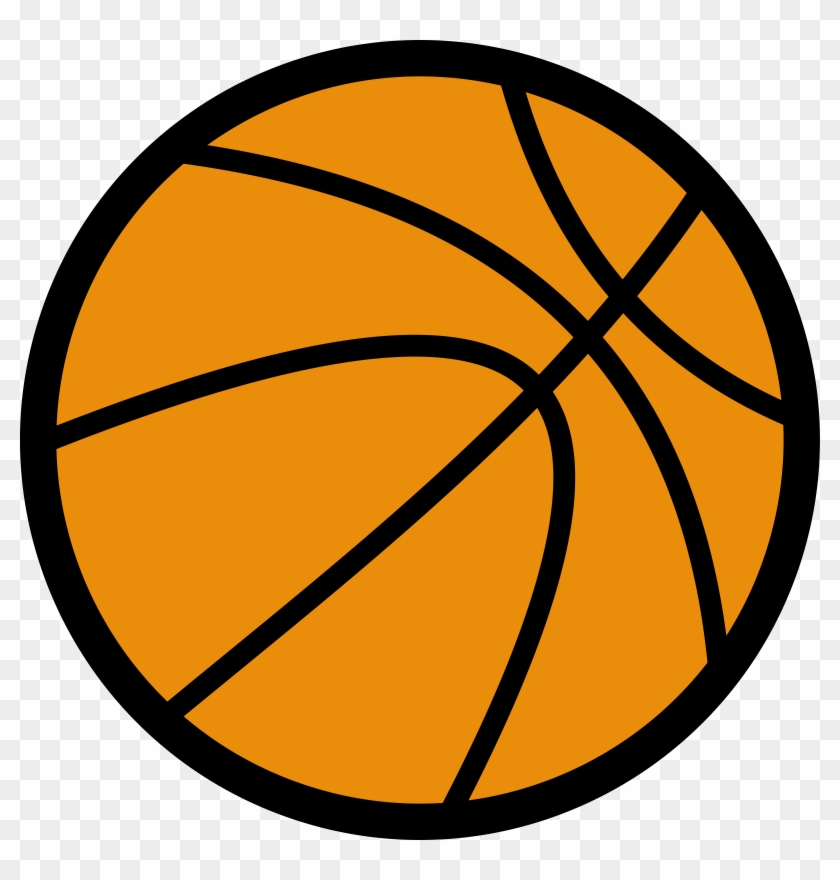 Basketball Clip Art Black And White - Basketball Clipart #170518