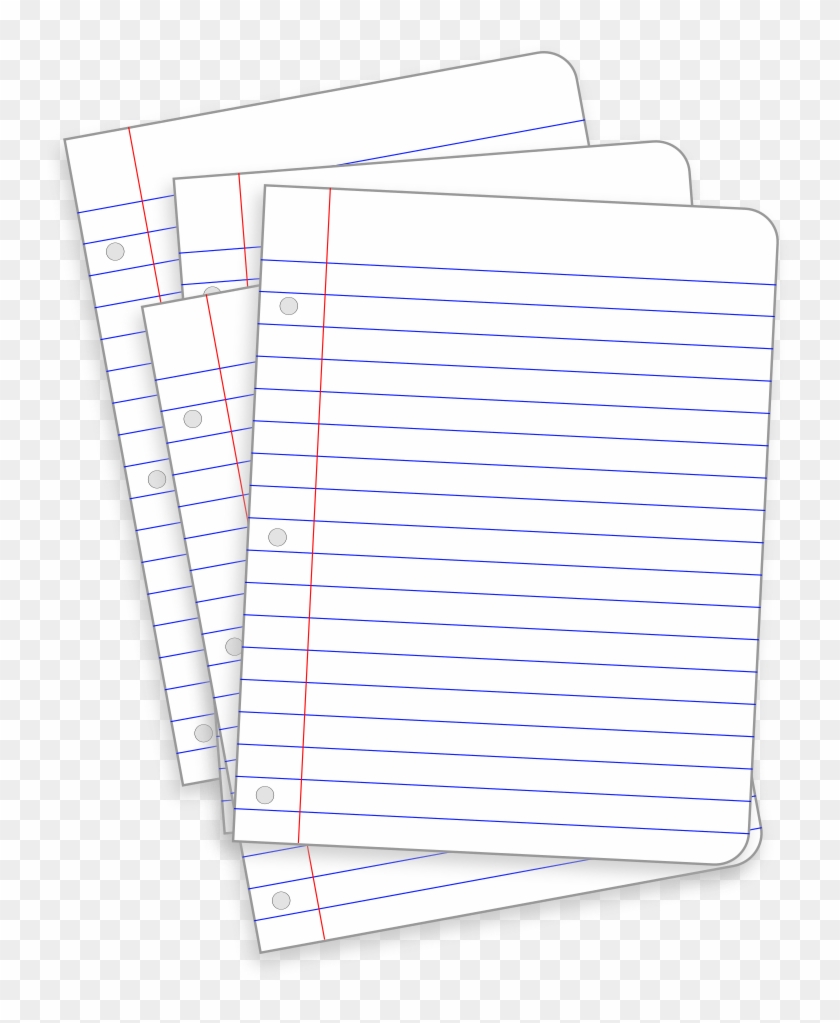 Messy Lined Papers - Clip Art #170562