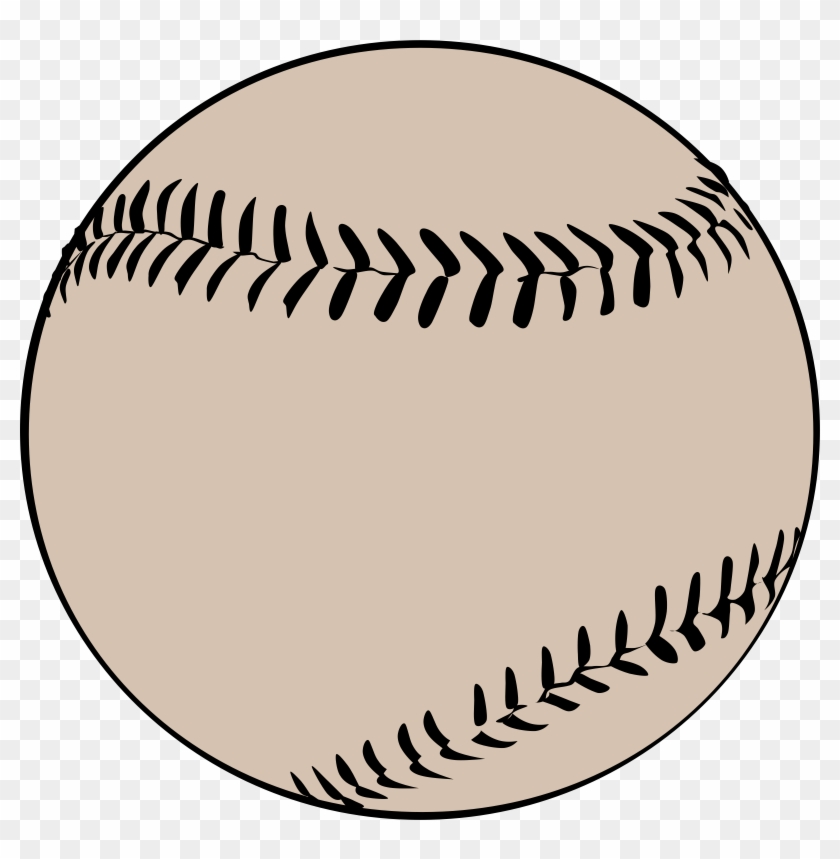 Clip Art Baseball Offwhite Wall Paper Scallywag - Baseball Coloring Pages To Print #170572