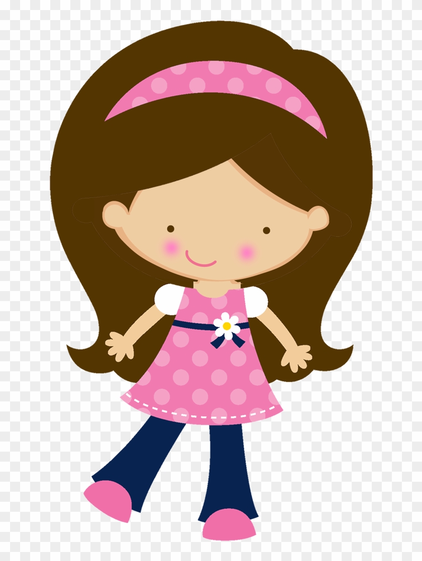 Diseños Para Cortes De Placas En Goma Eva Para Decorar - Little Girl Clipart Png #170579