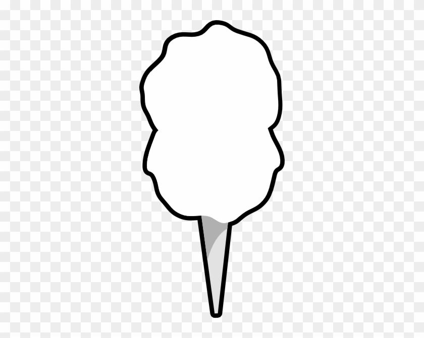 Black And White Candy Floss Clipart Png #170610