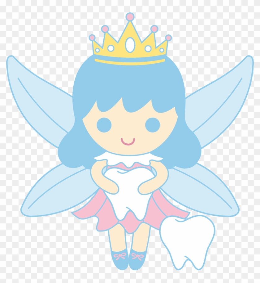 Cute Tooth Fairy Collecting Teeth Clipart - Tooth Fairy Cute Png #170673