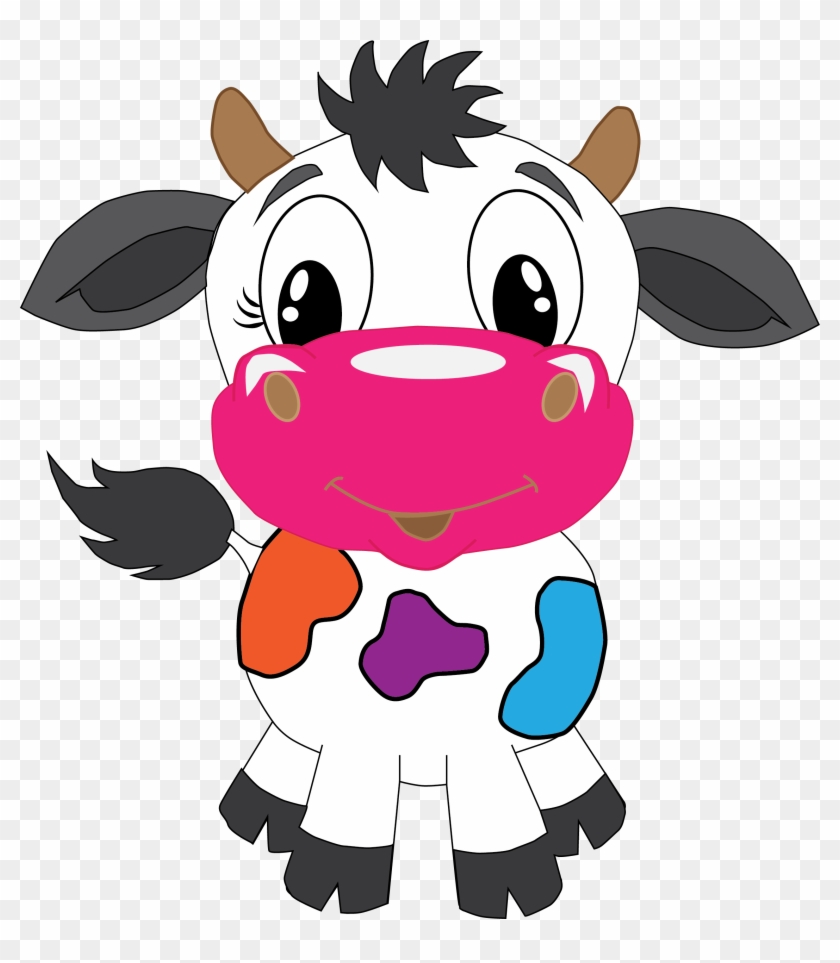 Colour Cow - Cartoon Cow Ears - Free Transparent PNG Clipart Images Download