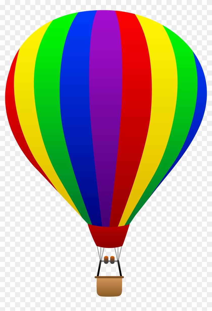 Rainbow - Hot Air Balloon Clipart #170907