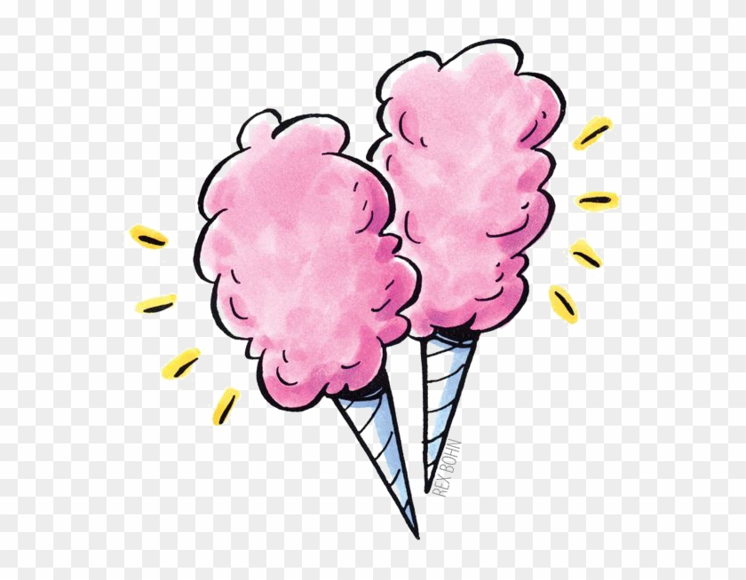 Cotton Candy Food Clip Art - Cotton Candy Food Clip Art #170995