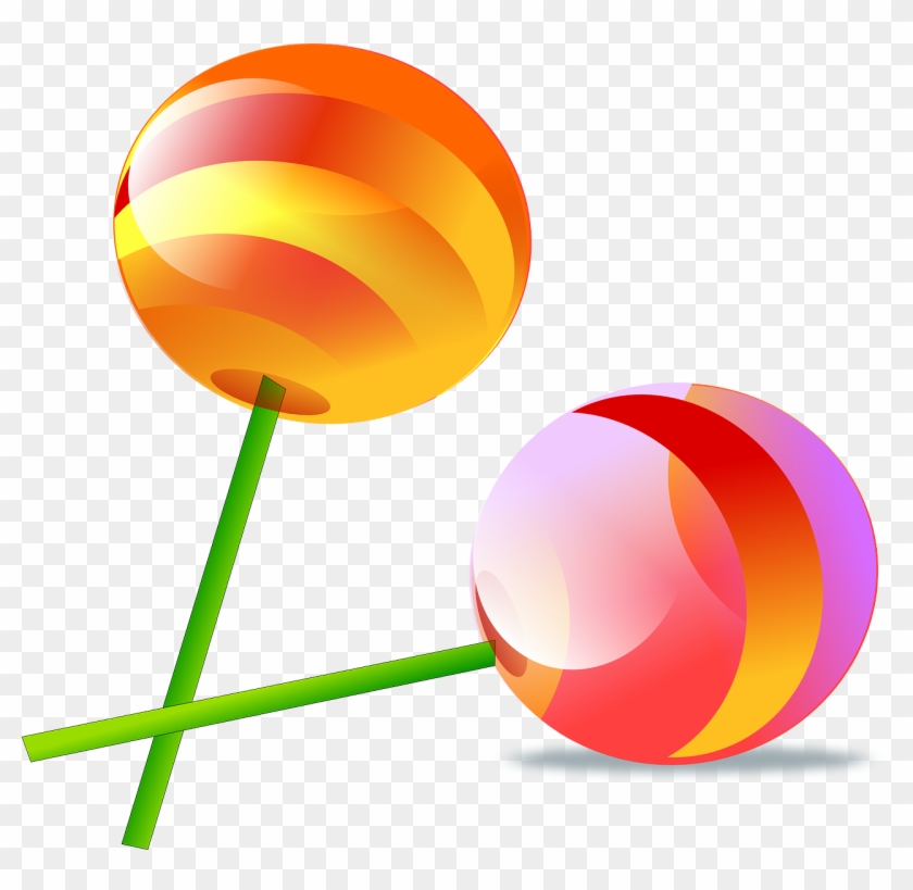 Lollipop - Two Lollipops Clipart #171041