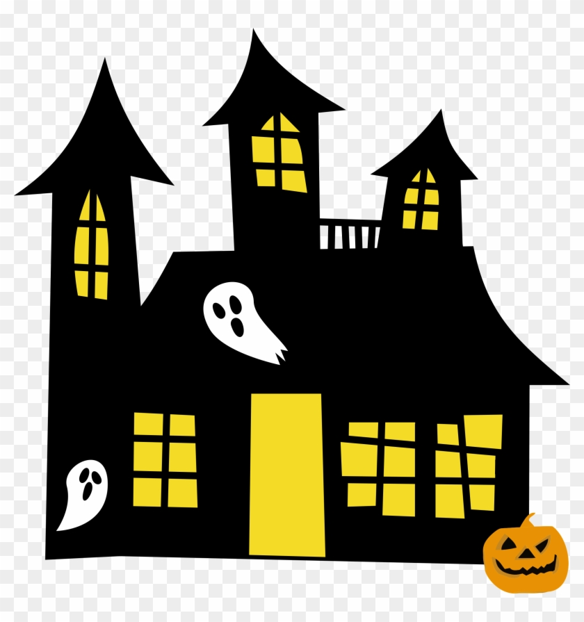 Big Image - Clip Art Haunted House #171113