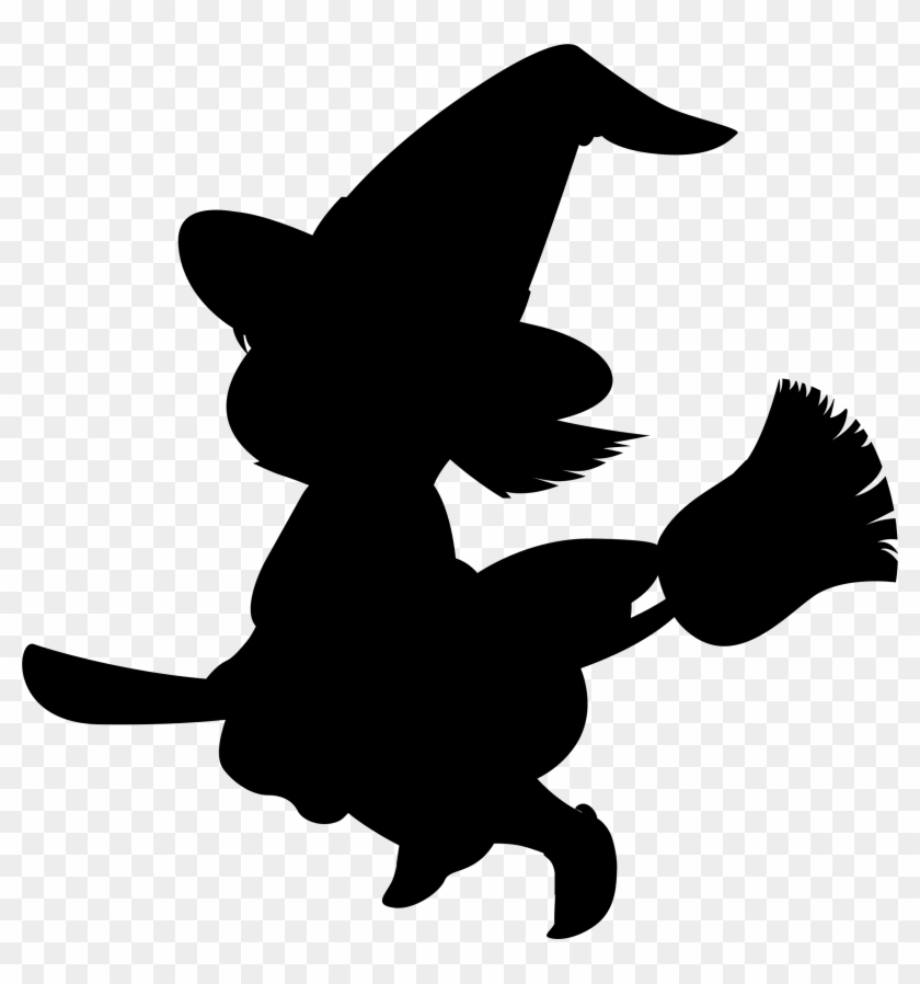 Halloween Clipart Shadow - Silueta De Brujas Para Halloween #171159