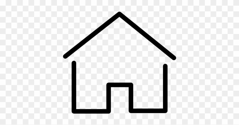 Simple House Thin Outline Free Icon - Address Icon For Cv #171173