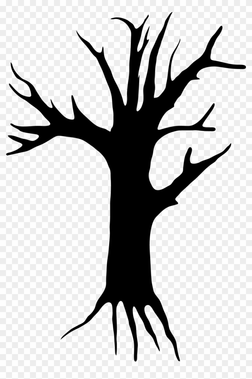 Creepy Clip Art - Creepy Tree Clipart #171202