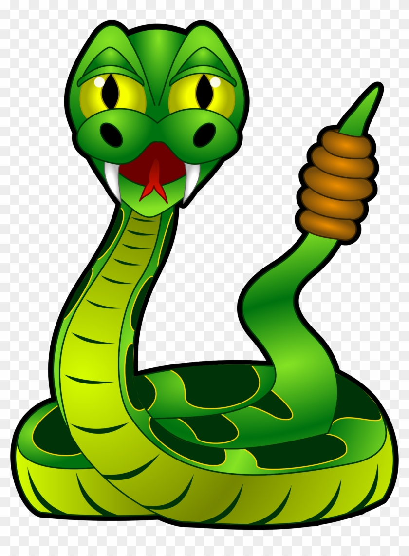 Serpent Clipart Rainforest Animal - Rattlesnake Cartoon #171226