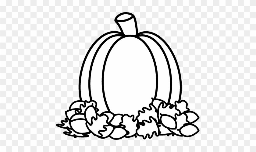 Pumpkin Black And White Black And White Pumpkin Clipart - Fall Clip Art Black And White #171239