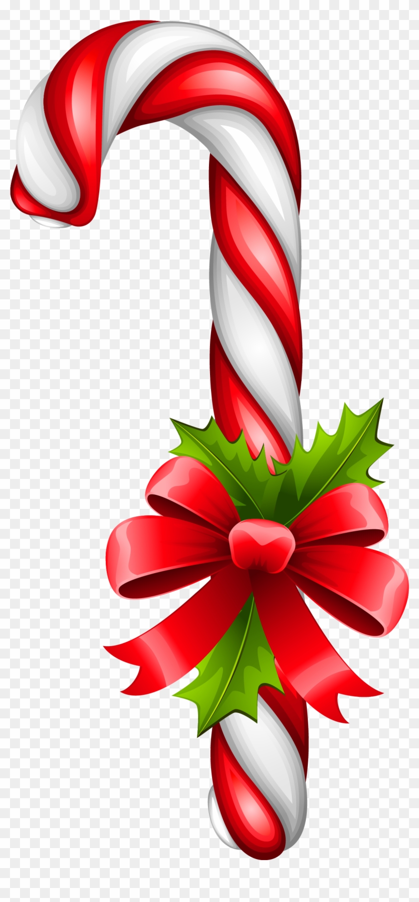 Christmas Candy Clipart - Candy Cane Transparent Background #171244