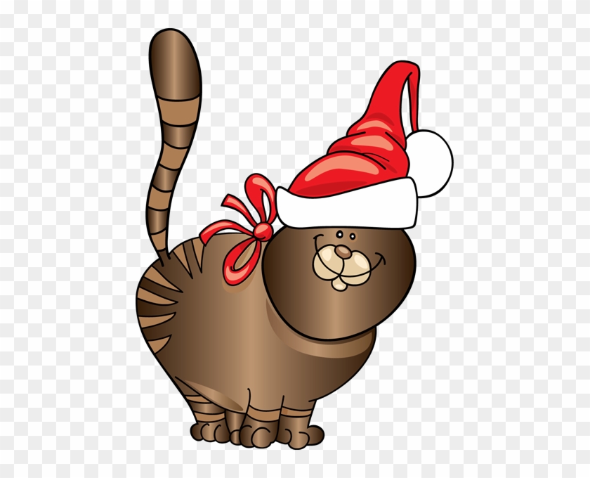 Christmas Cat Clip Art #171280