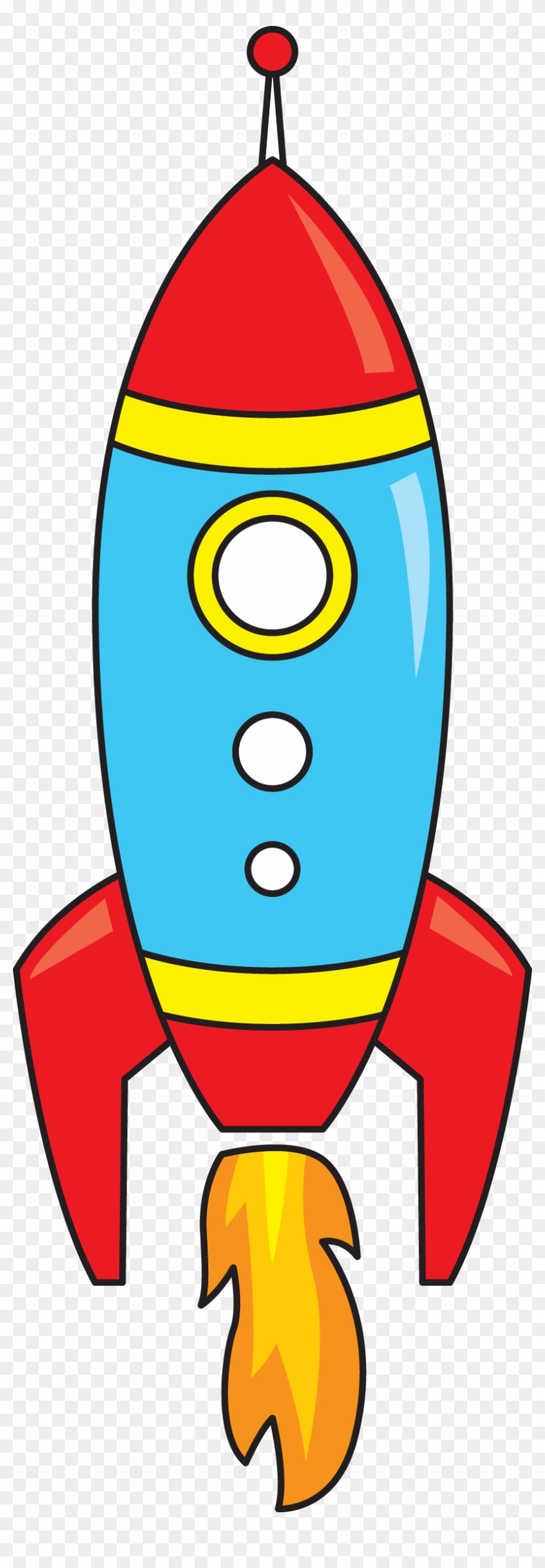 Free Outer Space Clip Art - Space Rocket Clip Art #171369