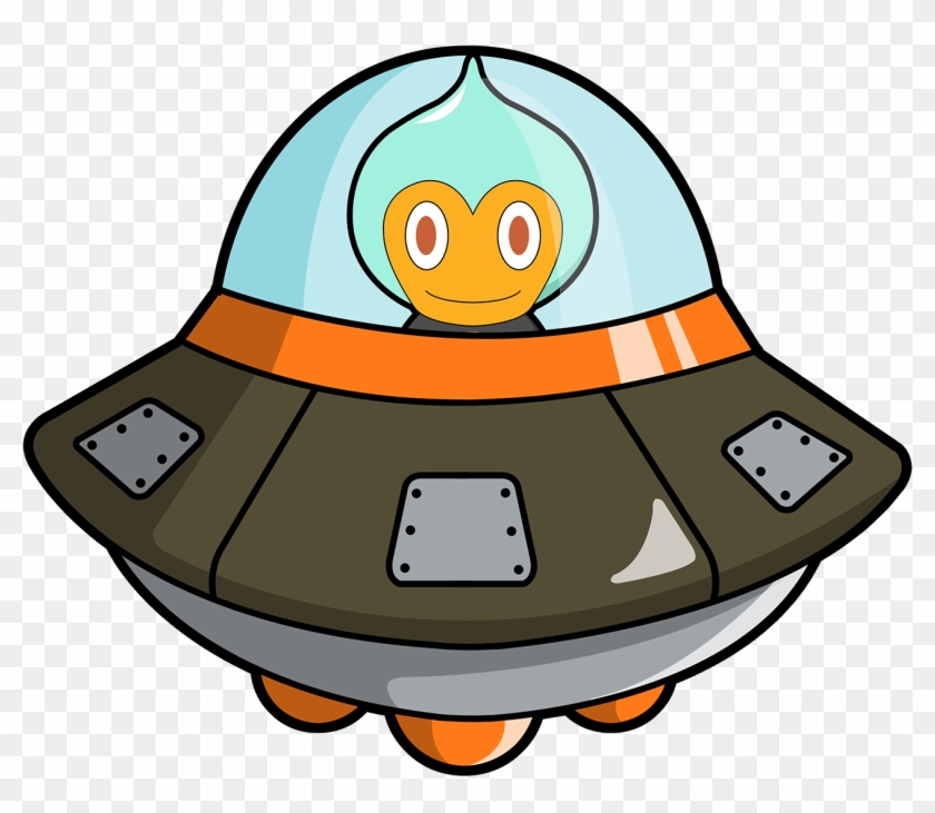 Bitcoinaliens Spaceship - Alien Spaceship Cartoon Png #171405