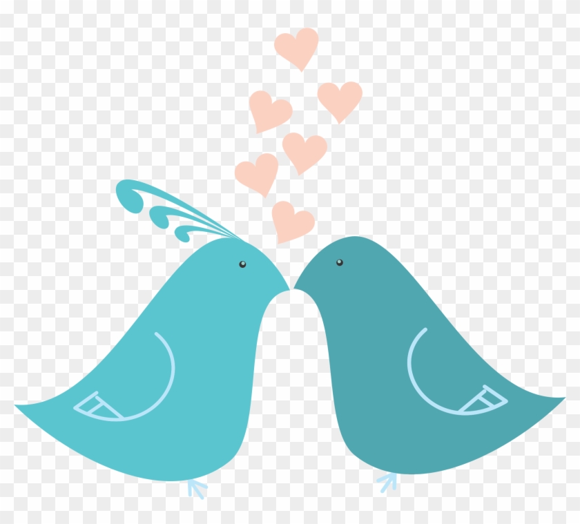 Download Love Birds Free Png - Cute Lovebirds Twin Duvet #171411