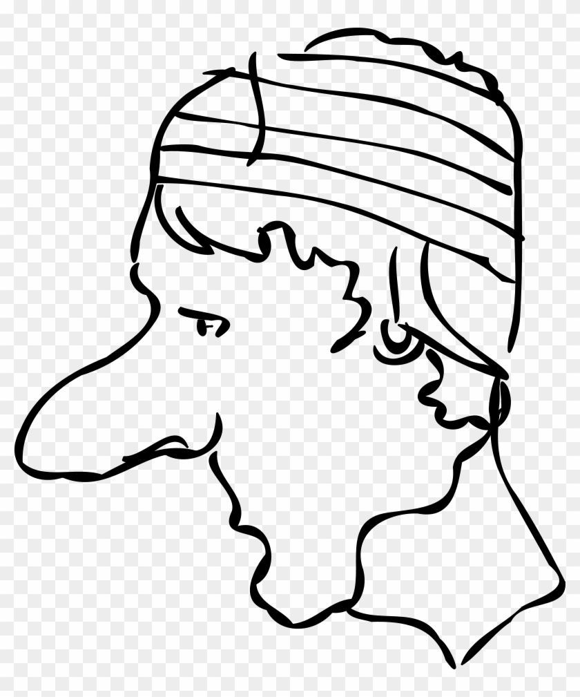 Bandaged Head Clipart, Vector Clip Art Online, Royalty - Bandaged Head In Art #171508