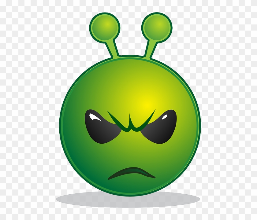 Green Alien Face Emoji #171554