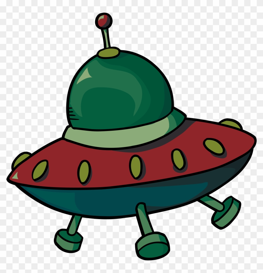 Cartoon Clip Art - Ufo Vector Png #171596