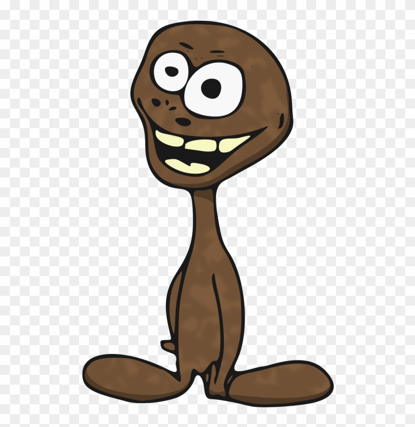 Brown Alien Cartoon - Brown Alien Clipart #171716