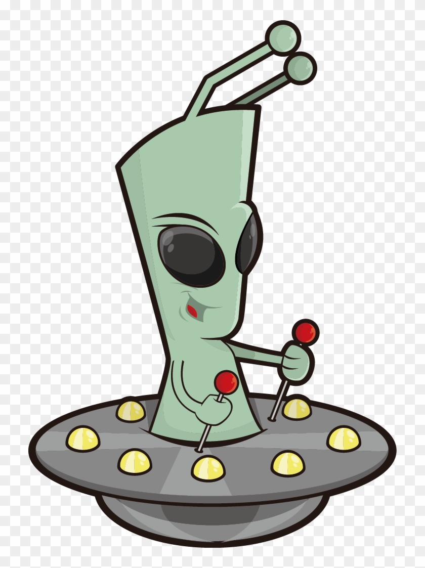 Alien Extraterrestrial Intelligence Cartoon - Cartoon Alien Png #171731