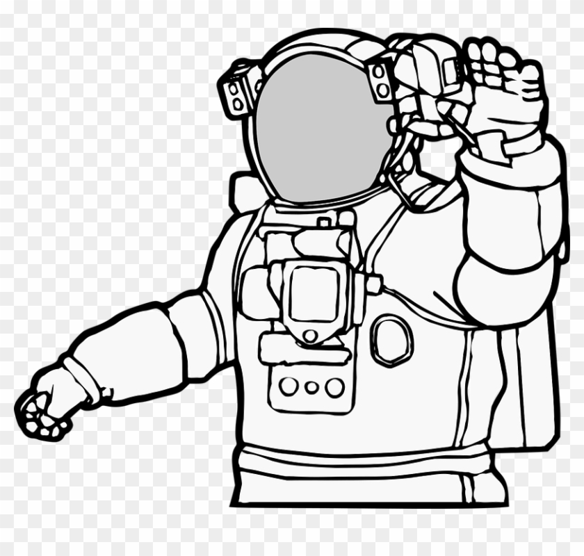 Astronaut Cosmonaut Space Spaceman Astrona - Spaceman Clipart #171741