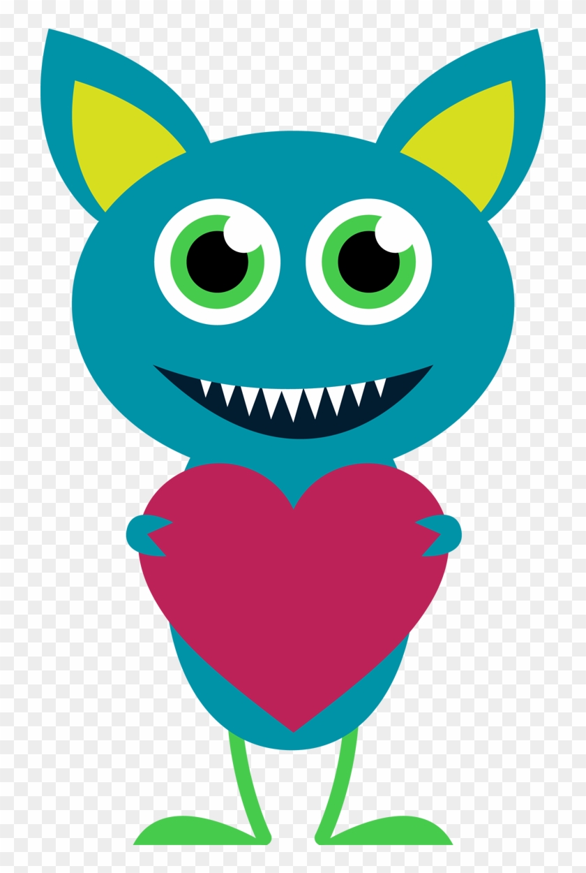 Monster Clipart - Valentine's Day Clipart Monster #171745