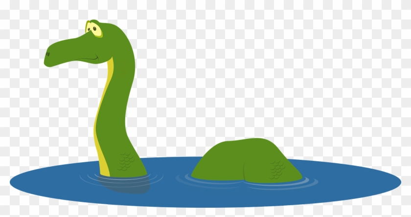 Loch Ness Monster Cartoon Cute Icon Loch N - Transparent Loch Ness Monster Clipart #171810