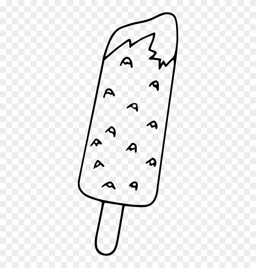 Popsicle Black And White Free Clipart #171828