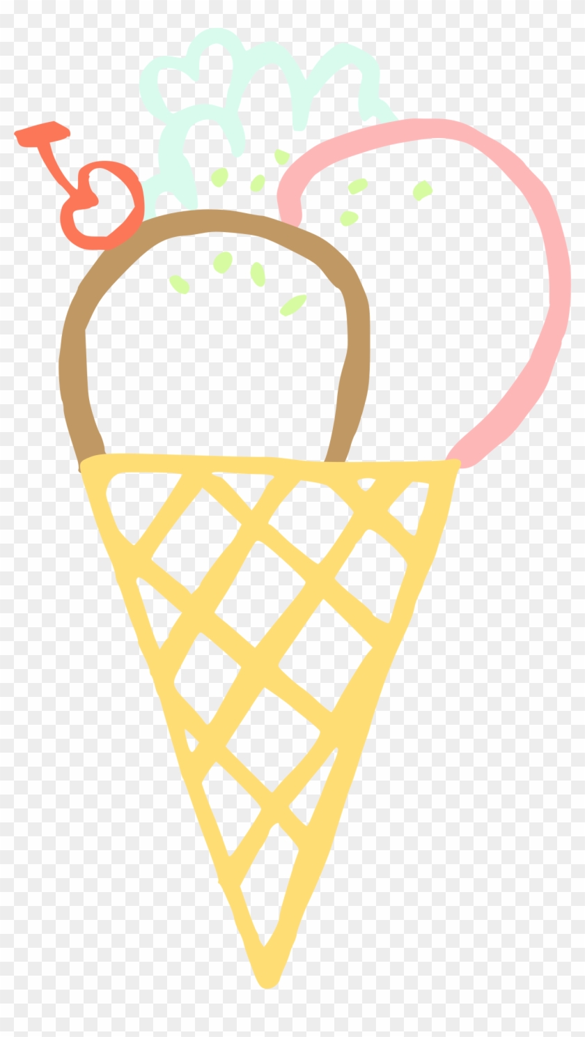 Big Image - Ice Cream Cone Clip Art #171830