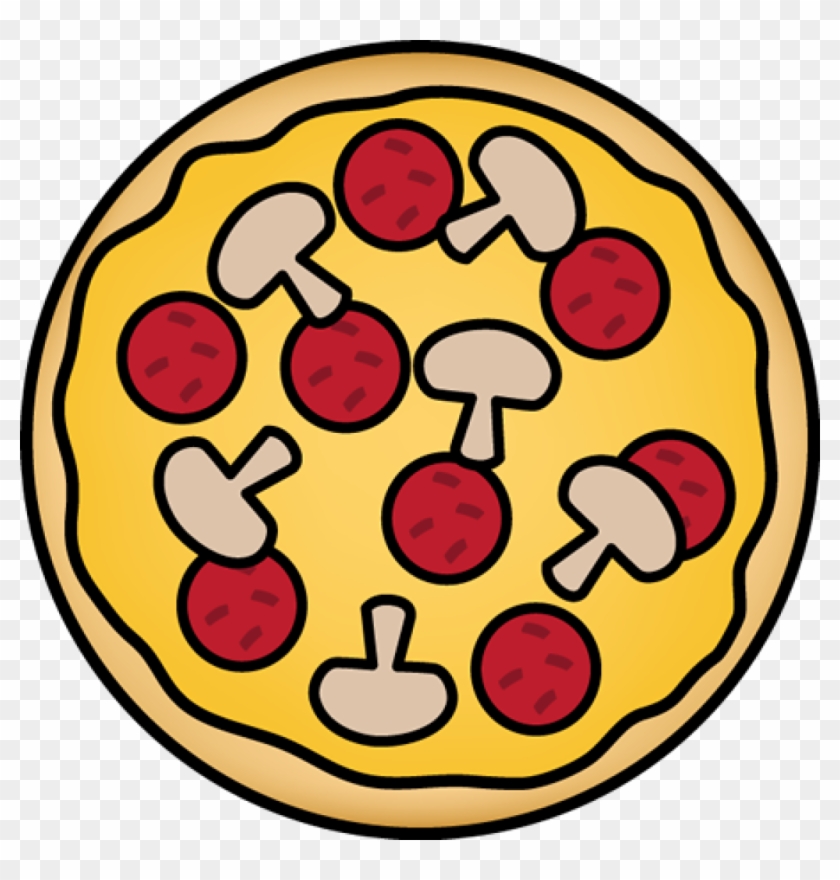 Pizza Clip Art - Pepperoni And Mushroom Pizza Clipart #171871