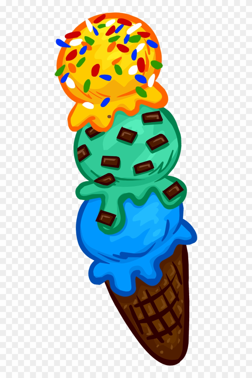 Ice Cream Cone - Club Penguin Ice Cream #171877