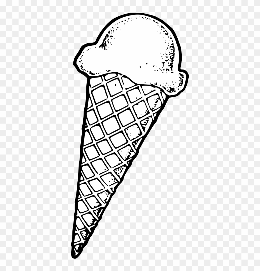 Medium Image Ice Cream Black And White Free Transparent Png Clipart Images Download
