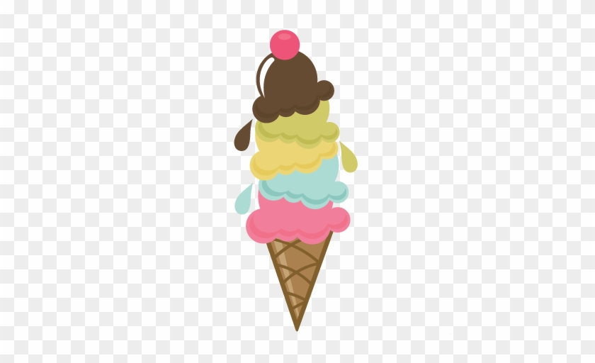 Lovely Ice Cream Cone Clip Art Ice Cream Cone Svg Scrapbook - Ice Cream Cone Svg #171902