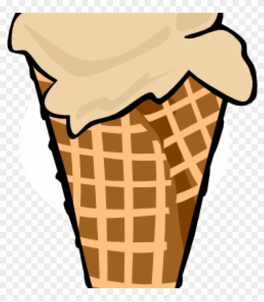 Ice Cream Scoop Clipart Ice Cream Cone 2 Scoop Clip - Ice Cream Clip Art #171998